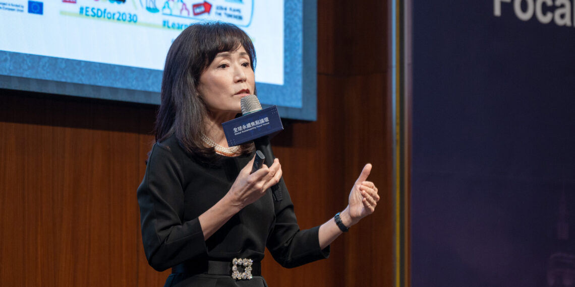 2023台英永續發展論壇登場 成大前校長蘇慧貞 : 僑界應重視永續人才培育