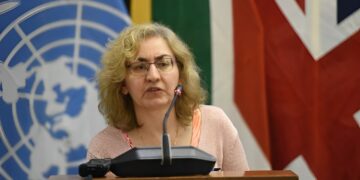 南非國際事務研究所（SAIIA）首席執行官伊麗莎白·西迪羅普洛斯（Elizabeth Sidiropoulos）(圖：Twitter(@DIRCO_ZA)）