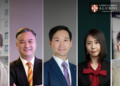 由左至右為：CAMentrepreneurs 創辦人 Richard Lucas、台北市英僑商會主席楊順銓、劍橋大學台灣校友會會長謝英哲、NUWA Reprogramming 執行長温明璇、《The Icons》執行長許復。（圖：CAMentrepreneurs）