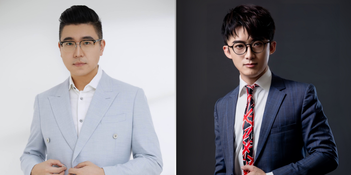 豹變 IP 創始人、豹變學院院長張大豆（左）與 The Icons Media Group 創始人許復（右）。（圖：The Icons）