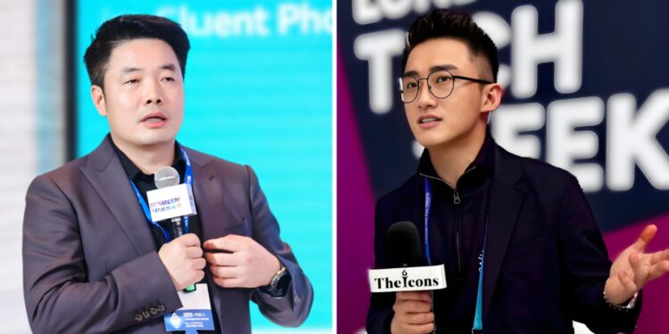 覓目出海創辦人潘濤（左）、英国 The Icons 創辦人許復（右）。（图：覓目出海、The Icons ）