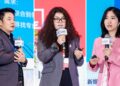 覓目出海創辦人潘濤（左）、ITE 集團中國區總經理米亞賽·吐爾遜（中）、中安智慧物流聯合創辦人何緬芝（右）。（圖：覓目出海）